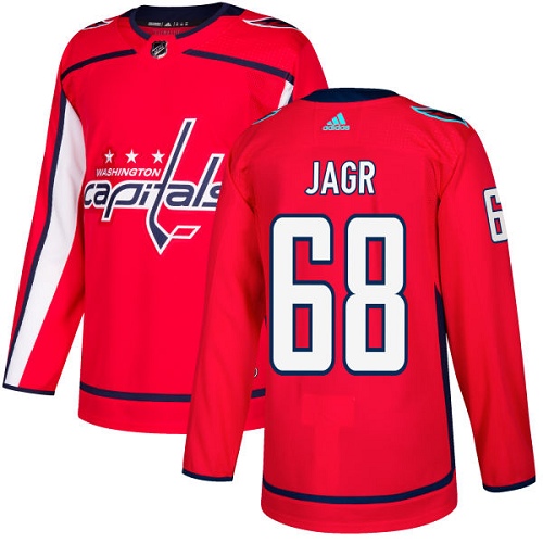 Adidas Men Washington Capitals #68 Jaromir Jagr Red Home Authentic Stitched NHL Jersey